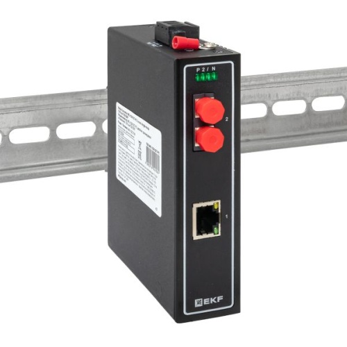 Медиаконвертер 10/100/1000Base-TX в 1000Base-X, разъем FC, двойное одномодовое оптоволокно, 1310нм TSX EKF | код TSX-MC-1GX1GT-FC | EKF фото 3