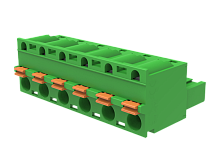MC-RJ7.62H06P Разъём гнездовой MC, шаг 7.62мм,6 конт.,зел., шт | код MC-RJ7.62H06P | SUPU