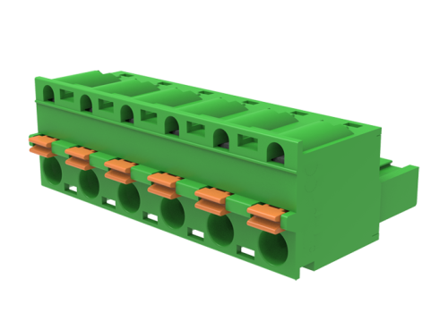 MC-RJ7.62H06P Разъём гнездовой MC, шаг 7.62мм,6 конт.,зел., шт | код MC-RJ7.62H06P | SUPU