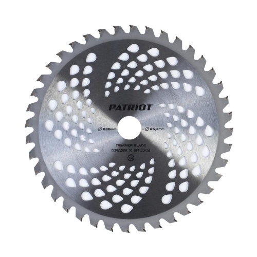 Нож TBS-40P D230х25.4мм толщина 1.3мм 40 зубьев | код. 809115229 | PATRIOT Нож TBS-40P D230х25.4мм толщина 1.3мм 40 зубьев | код. 809115229 | PATRIOT