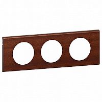 Рамка 3 поста CELIANE, орех | код. 069223 | Legrand