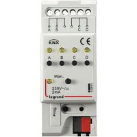 KNX.Бинарный ввод 220В 4-канальный. DIN 2 модуля. | код 002693 | Legrand