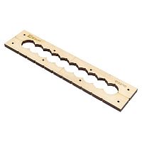 Шаблон для групповых отверстий c 10 отв. диам. 32мм Expert | код sh-d32-10 | EKF