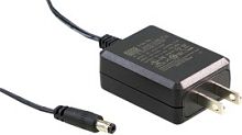 Источник питания AC-DC адаптер, 15Вт, вход 90…264В AC/127…370В DC, выход 12В/1.25A, изоляция 3000В AC, размеры 57.6х42.1х24.7мм, -20…+70С, тип штекера P1J, двухштырьковая вилка США | код SGAS15U12-P1J | MeanWell