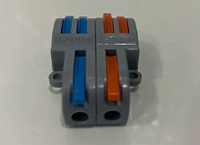 FD-24 Клемма проходная универ. строительно-монтажная с рычаж. 2-4-проводная 0.08-2.5мм2, шт | код FD-24 | SUPU