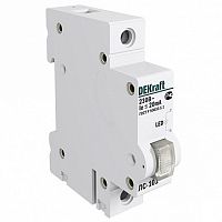 Лампа сигнальная на DIN-рейку 1P Цвет:белый LED Л | код. 18010DEK | DEKraft 