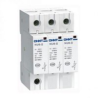 Ограничитель имп. перенапр. NU6-II 3Р In=15kA Uc=385B Im=40kA (CHINT) | код 213367 | CHINT