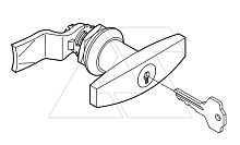 Вставка замка с ключом для Т-образной рукоятки щита ST(STP,SI) | код WE285 | ETA