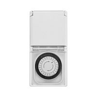 Розетка с механическим таймером в защитном корпусе IP 44 REXANT RX - 23 | код 11-6003 | REXANT