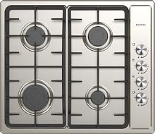 Газовая варочная поверхность Darina 1T1 BGM 341 11 X серебристый | код 304678 | DARINA