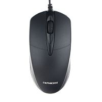 Мышь Гарнизон GM-220XL, USB, чип- Х, черный, 2 метра,1000 DPI, 2кн.+колесо-кнопка, кабель 2м | код GM-220XL | Гарнизон