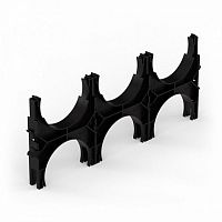 Кластер для двустенных труб d125 мм, тройной, двухсторонний (40 шт/кор) Промрукав | код PR13.02582 | ПРОМРУКАВ