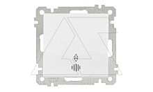 21 - Переключатель с подсветкой, пруж. зажимы, белый | код 2100-416-0101 | Mutlusan