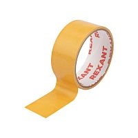 Двухсторонний скотч REXANT, полипропиленовая основа, 38 мм, ролик 5 м | код 09-6238 | REXANT