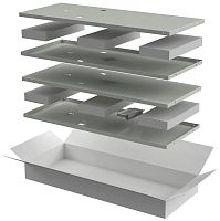 Комплект стенок боковых LINEA E 1000мм шкафа 42U сер. | код LE35-42UX1-X | ITK