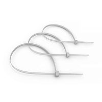 Cabeus CT-150 Стяжка нейлоновая неоткрывающаяся, безгалогенная (halogen free) 150x2.5мм, (100 шт) | код 7180c | Cabeus