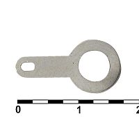 Клемма-лепесток одностороняя RUICHI 1-1-5.2-18, 5.2х18х9 мм, луженая медь | код 80324 | Ruichi