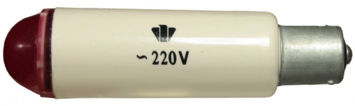 Светодиодная лампа СКЛ-3А-К-3-220, красная, 220В 50Гц, цоколь B15s/19, УХЛ2.1 | код A8021-78104025 | Каскад-Электро Светодиодная лампа СКЛ-3А-К-3-220, красная, 220В 50Гц, цоколь B15s/19, УХЛ2.1 | код A8021-78104025 | Каскад-Электро