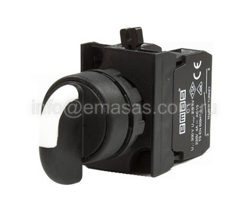 CP101S31 Переключатель 2-0-1 с фиксацией в 1 положении (2НО) | код CP101S31| EMAS CP101S31 Переключатель 2-0-1 с фиксацией в 1 положении (2НО) | код CP101S31| EMAS