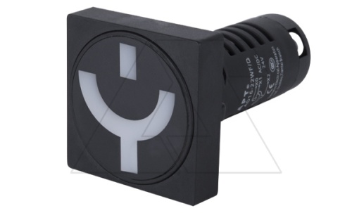 Указатель положения выключателя AD16-22, улыбка красный, 220VAC/DC, 22mm, IP54 | код AD16-22WF/D28 | АРТ Указатель положения выключателя AD16-22, улыбка красный, 220VAC/DC, 22mm, IP54 | код AD16-22WF/D28 | АРТ