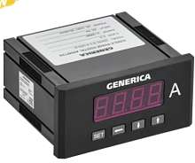 Амперметр цифр. щит. 1-ф. DO RS-485 48х96 LED GENERICA | код IDA41-5-1-3-LED-G | GENERICA by IEK