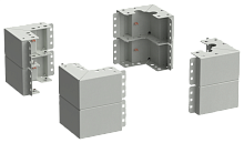ITK LINEA S Уголок цоколя h=200мм сер. | код LS-BC35-B0-02 | ITK by IEK