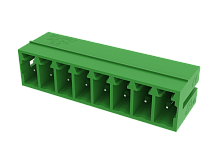 MC-PA3.81H08-L-0002 Разъём штекерный MC, угл. конт.,шаг 3.81мм,8 конт., ступен. типа., зел., шт | код MC-PA3.81H08-L-0002 | SUPU