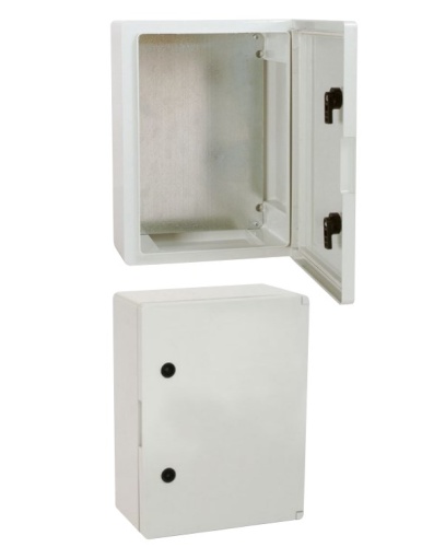 690 013, Пластиковый корпус (шкаф) с непрозрачной дверцей KPO 6080 IP65 Halogen Free | код 0.0.0.6.90013 | KLEMSAN