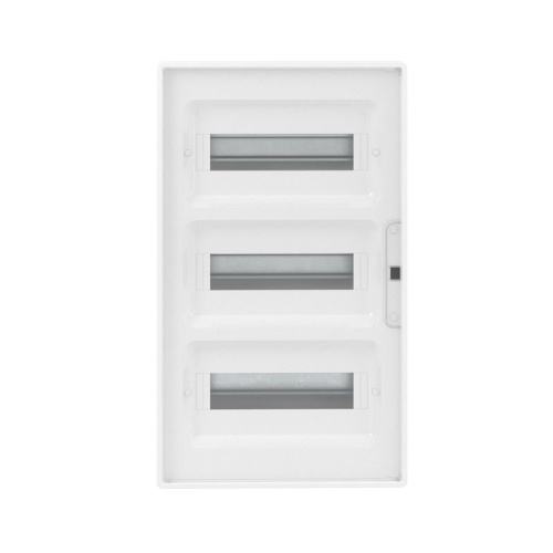 Щиток 36 мод встраиваемый для полых стен FRAME ЩРв-П-36, белый, с прозрачной дверцей, с 4 шинами PEN (2шт на 8 отв. и 2шт на 10 отв.) F36B3WT DKC | код F36B3WT | DKC