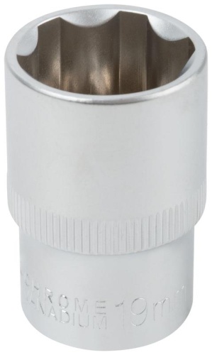 Головка 6-гранная CrV 1/2'' 19 мм | код 62049 | FIT фото 2