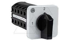 Переключатель BS 16 70K U, 5P, 20A, тип 1-2 (90°), 5NO на 1_2, без перемычек, на дверь, фронт IP40 | код EAC603376R | Rade Koncar