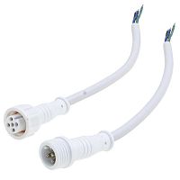 Разъемы герметичные кабельные (штекер-гнездо) RUICHI BLHK12-5PW, 5 контактов, IP67, 5 А, 250 В, белые | код 113783 | Ruichi