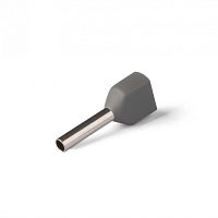 НШВИ(2) сечение 0,75 мм?, длина 10 мм, серые (100 шт/уп) Промрукав | код PR08.10421 | ПРОМРУКАВ