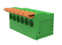 Пр-во 6 мес.MC-TS5.0H02P Клемма МС, пруж. зажим, шаг 5.0 мм, 2 конт., шт | код MC-TS5.0H02P | SUPU