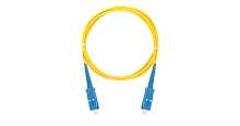 Шнур NIKOMAX волоконно-оптический, соединительный, одномодовый 9/125мкм, стандарта OS2, SC/UPC-SC/UPC, одинарный, LSZH нг(A)-HFLTx, 2мм, желтый, 1м | код NMF-PC1S2C2-SCU-SCU-001-R | NIKOMAX