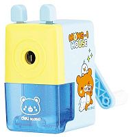 Точилка для карандашей механическая Deli E0642 1 отверстие пластик ассорти | код 1005521 | DELI