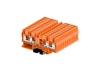 TP6-4-OG Клемма TP 2-2 проходная, сеч. 6мм2, оранж., шт | код TP6-4-OG | SUPU