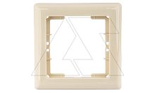 Daria - Рамка 1 пост, к механизмам серии 21, сл.кость | код 2120-800-1102 | Mutlusan