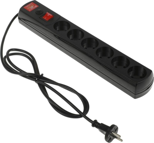 Сетевой фильтр Most LR 1.7м (6 розеток) черный (коробка) | код 578422 | MOST Сетевой фильтр Most LR 1.7м (6 розеток) черный (коробка) | код 578422 | MOST