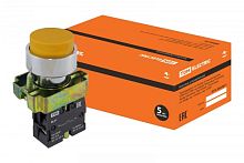 Кнопка SB2-BL51 с возвратом, 1НО, d22 мм, желтая, IP40 TDM | код SQ0704-0050 | TDM