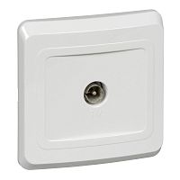 Розетка TV ЭТЮД, одиночная, белый | код. TVC-002B | Schneider Electric
