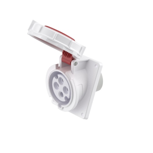 Розетка панельная с наклоном PAS IP67 32А 3P+E 400В | код DIS4183266 | DKC