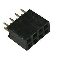 Гнездо для плат 2.54 мм RUICHI PBD 08, 8 контактов | код 63444 | Ruichi