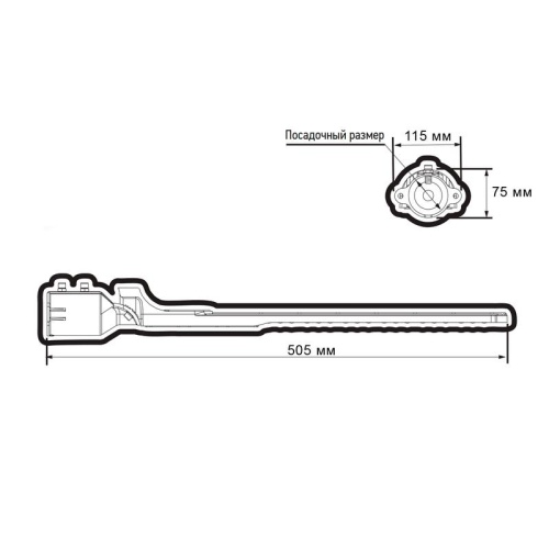 Светильник светодиодный консольный ДКУ09-50Вт 5000К 5000 Лм IP65 серый JazzWay | код 5066113 | JazzWay фото 3