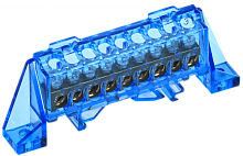 TEKFOR Шина N ноль в комб. изол. Стойка 6х9-9-С IEK | код TF-NN10-09-DP-K07 | IEK