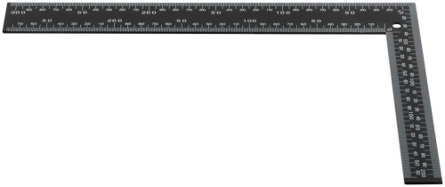 Угольник столярный цельно-металлический крашеная шкала 200x300 мм | код 19622 | FIT фото 4