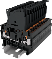 TP4-HEDI Клемма TP с размыкателем, Push-in, сеч.4мм2, черн., шт | код TP4-HEDI | SUPU