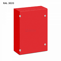 Шкаф компактный распределительный 80х60х25 IP66 RAL3020 | код MES 80.60.25 RAL3020 | ПРОВЕНТО