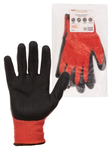 Перчатки полиэфирные Контакт-Хард, рельефное латексное покрытие,9, 15 кл., 59-61 г, 1 пара, TDM | код SQ1016-0320 | TDM Перчатки полиэфирные Контакт-Хард, рельефное латексное покрытие,9, 15 кл., 59-61 г, 1 пара, TDM | код SQ1016-0320 | TDM
