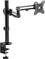 Кронштейн для мониторов Ultramounts UM736 черный 17-32 макс.8кг крепление к столешнице поворот и наклон | код 2003265 | ULTRAMOUNTS